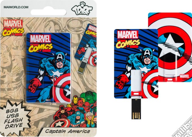 Marvel - Capitan America - Card Usb 8GB gioco