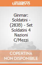 Ginmar: Soldatini - (283B) - Set Soldatini 4 Nazioni C/Mezzi gioco