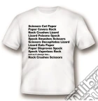 Big Bang Theory (The) - Rock Paper Scissor Lizard Spock White (T-Shirt Unisex Tg. XL) gioco di 2BNerd