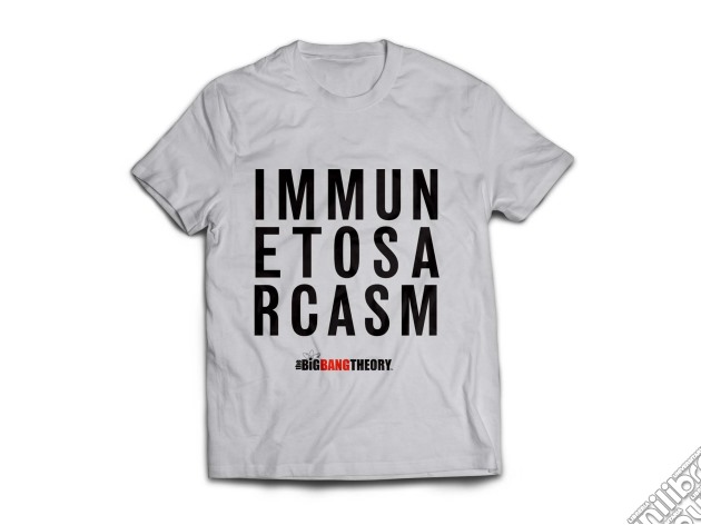 Big Bang Theory (The) - Immune To Sarcasm (T-Shirt Unisex Tg. M) gioco di 2BNerd