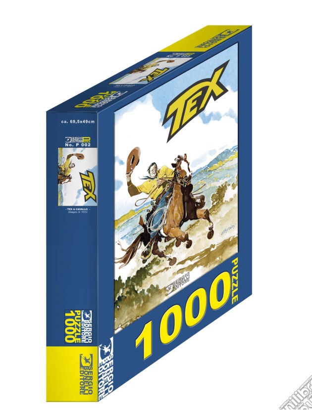 Tex A Cavallo - Puzzle 1000 Pz 70 X 50 Cm puzzle