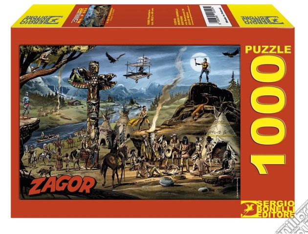Zagor - Puzzle 1000 Pz 70 X 50 Cm puzzle
