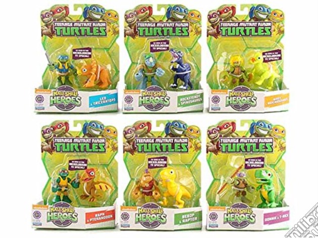 Teenage Mutant Ninja Turtles - Mini Heroes - Dino Version - Pack 2 Personaggi (un articolo senza possibilità di scelta) gioco