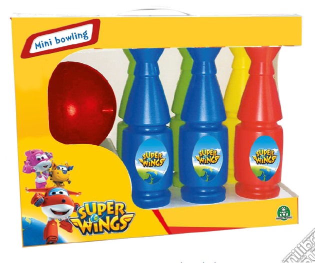 Super Wings - Set Mini Bowling 6 Birilli E 1 Palla gioco