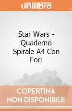 Star Wars - Quaderno Spirale A4 Con Fori gioco di Auguri Preziosi