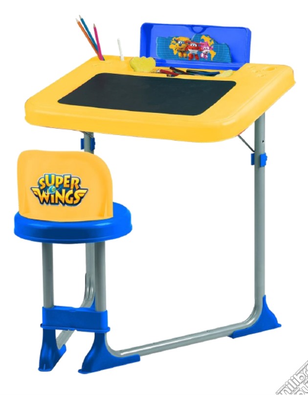 Super Wings - Banco Scuola Struttura Metallo Altezza 73 Cm gioco
