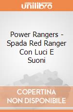 Power Rangers - Spada Red Ranger Con Luci E Suoni gioco di Gig