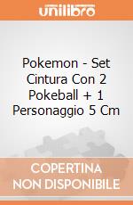 Pokemon - Set Cintura Con 2 Pokeball + 1 Personaggio 5 Cm gioco di Giochi Preziosi