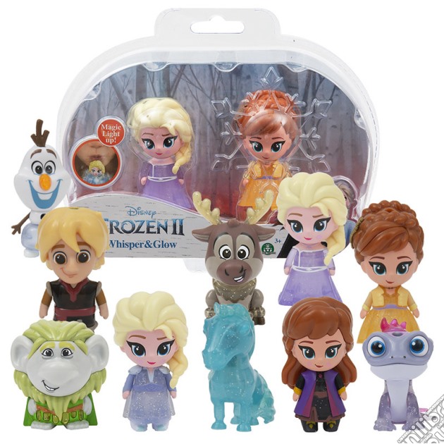 Frozen 2 - Whisper & Glow - Serie 2 - 3D Figure - Pack 2 Pz (Assortimento) gioco