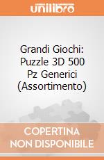 Grandi Giochi: Puzzle 3D 500 Pz Generici (Assortimento) giochi
