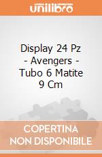 Display 24 Pz - Avengers - Tubo 6 Matite 9 Cm gioco di Joko