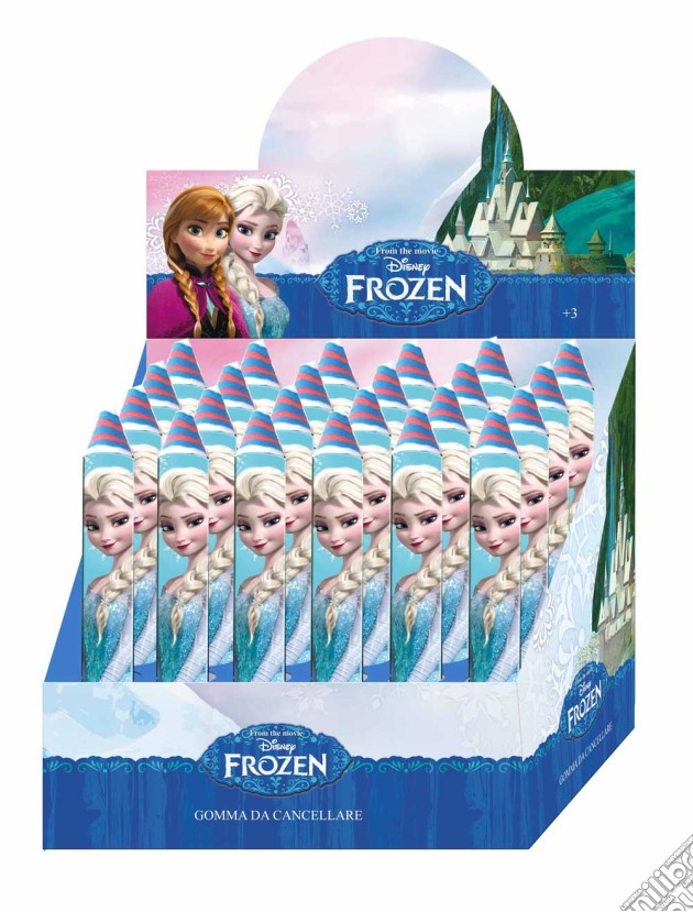 Frozen - Gomma Da Cancellare Maxi - Espositore 24 Pz gioco di Joko