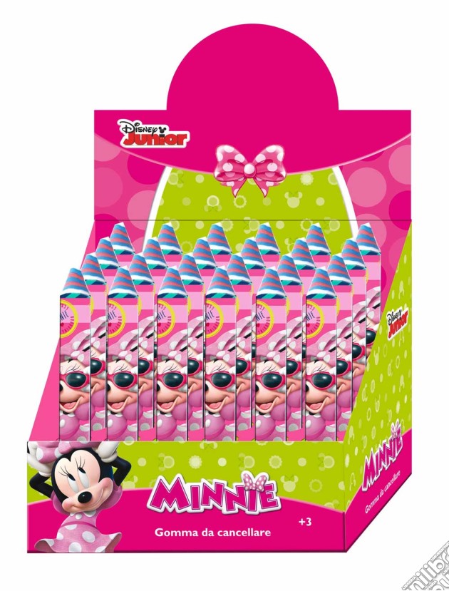 Minnie - Gomma Da Cancellare Maxi - Espositore 24 Pz gioco di Joko