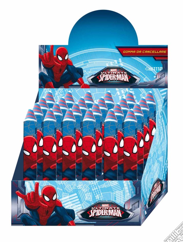 Spider-Man - Gomma Da Cancellare Maxi - Espositore 24 Pz gioco di Joko