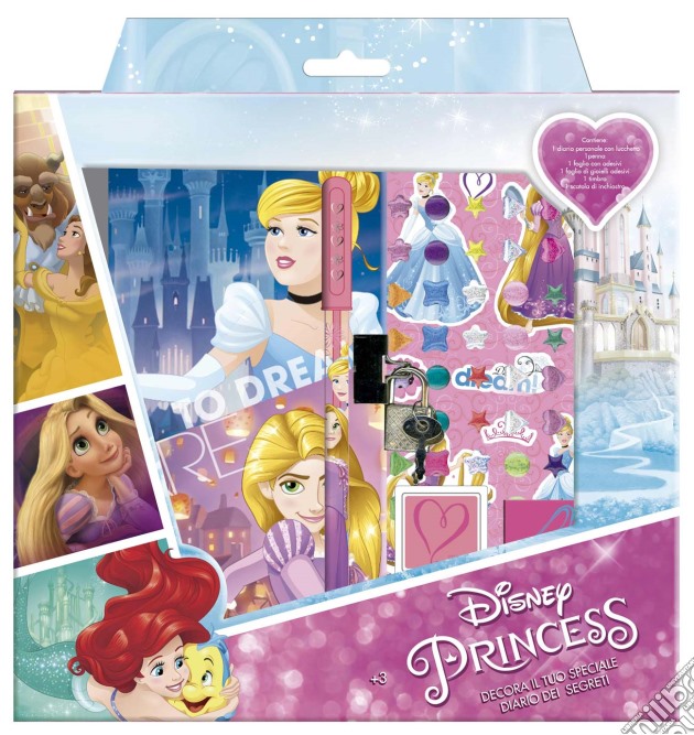 Principesse Disney - Diario Segreto Con Lustrini gioco di Joko