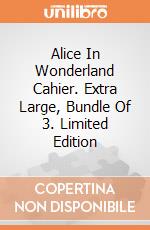 Alice In Wonderland Cahier. Extra Large, Bundle Of 3. Limited Edition giochi