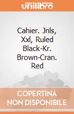 Cahier. Jnls, Xxl, Ruled Black-Kr. Brown-Cran. Red giochi
