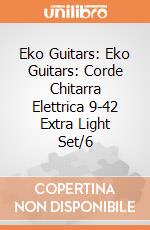 Eko Guitars: Eko Guitars: Corde Chitarra Elettrica 9-42 Extra Light Set/6 giochi