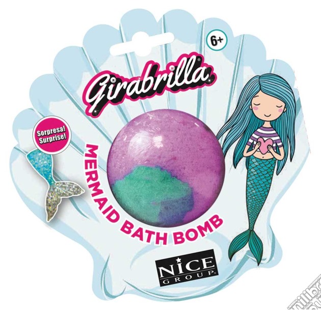 Girabrilla Mermaid Bath Bomb Mono gioco di Nice
