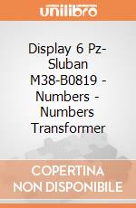 Display 6 Pz- Sluban M38-B0819 - Numbers - Numbers Transformer gioco