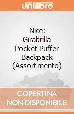 Nice: Girabrilla Pocket Puffer Backpack (Assortimento) gioco