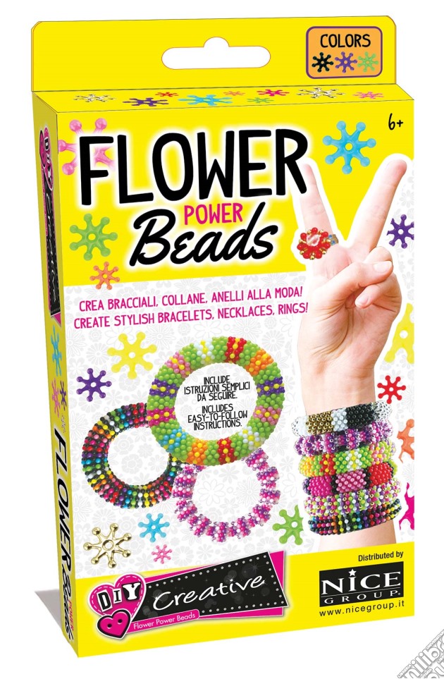 Creative - Diy - Flower Beads Multicolor Pocket gioco di Nice