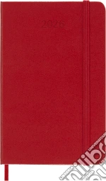 12 Months, Weekly Notebook. Pocket, Hard Cover, Scarlet Red giochi