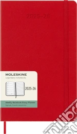 18 Months, Weekly Notebook. Large, Hard Cover, Scarlet Red giochi