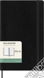 18 Months, Weekly Notebook. Large, Soft Cover, Black giochi