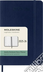 18 Months, Weekly Notebook. Pocket, Soft Cover, Sapphire Blue giochi