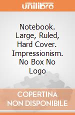 Notebook. Large, Ruled, Hard Cover. Impressionism. No Box No Logo giochi