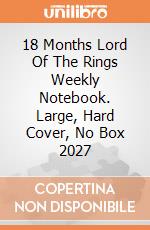 18 Months Lord Of The Rings Weekly Notebook. Large, Hard Cover, No Box 2027 giochi