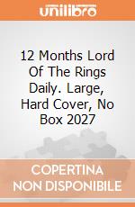 12 Months Lord Of The Rings Daily. Large, Hard Cover, No Box 2027 giochi