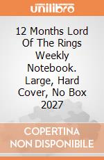 12 Months Lord Of The Rings Weekly Notebook. Large, Hard Cover, No Box 2027 giochi