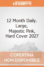 12 Month Daily. Large, Majestic Pink, Hard Cover 2027 giochi