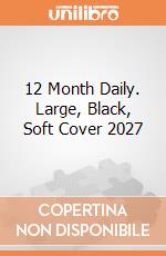 12 Month Daily. Large, Black, Soft Cover 2027 giochi