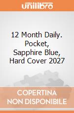 12 Month Daily. Pocket, Sapphire Blue, Hard Cover 2027 giochi