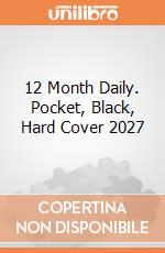 12 Month Daily. Pocket, Black, Hard Cover 2027 giochi