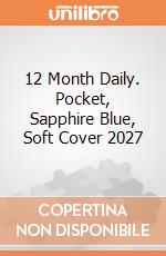 12 Month Daily. Pocket, Sapphire Blue, Soft Cover 2027 giochi