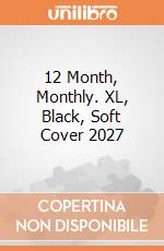 12 Month, Monthly. XL, Black, Soft Cover 2027 giochi