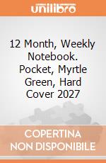 12 Month, Weekly Notebook. Pocket, Myrtle Green, Hard Cover 2027 giochi