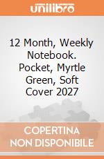 12 Month, Weekly Notebook. Pocket, Myrtle Green, Soft Cover 2027 giochi