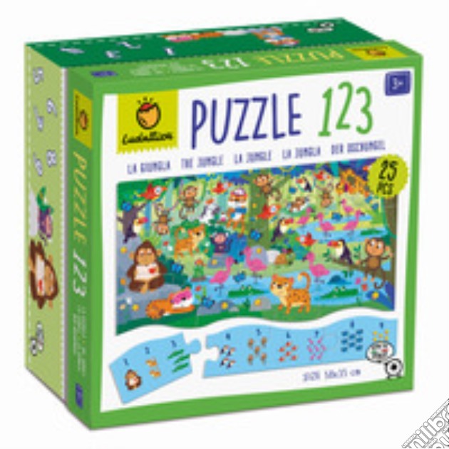 Giungla. Puzzle 123 (La) gioco