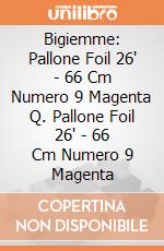 Bigiemme: Pallone Foil 26' - 66 Cm Numero 9 Magenta Q. Pallone Foil 26' - 66 Cm Numero 9 Magenta giochi