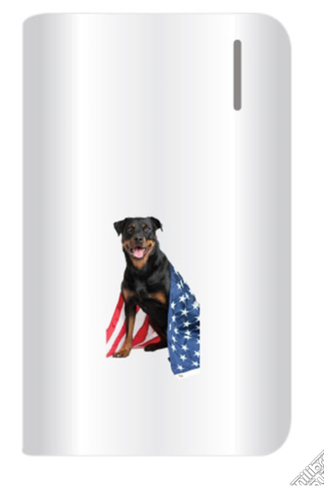 Power Bank 6000 mAh 2 USB USA Flag Dog gioco di HSP