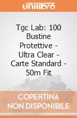 Tgc Lab: 100 Bustine Protettive - Ultra Clear - Carte Standard - 50m Fit giochi