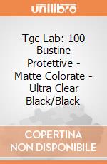 Tgc Lab: 100 Bustine Protettive - Matte Colorate - Ultra Clear Black/Black giochi