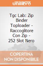 Tgc Lab: Zip Binder Toploader - Raccoglitore Con Zip - 252 Slot Nero giochi