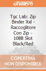 Tgc Lab: Zip Binder Xxl - Raccoglitore Con Zip - 1088 Slot Black/Red giochi