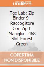 Tgc Lab: Zip Binder 9 - Raccoglitore Con Zip E Maniglia - 468 Slot Forest Green giochi